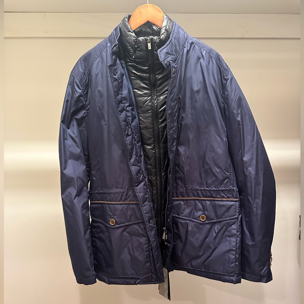 Massimo Dutti With Tags* Men’s Double Lined Waterproof Jacket